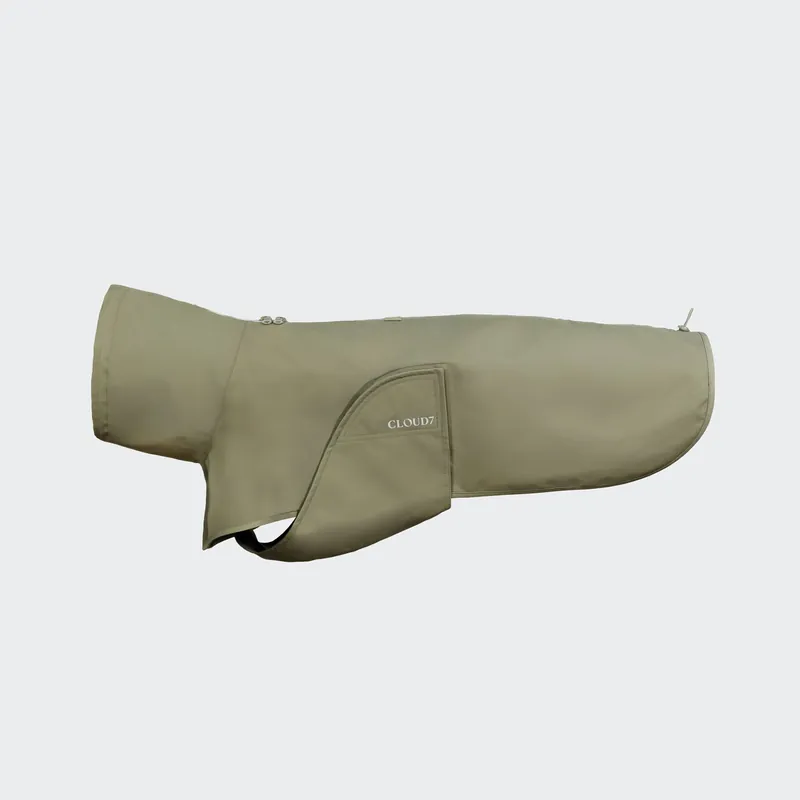 Bestpreis Cloud7 Regenmantel Helogland Olive Gr.2